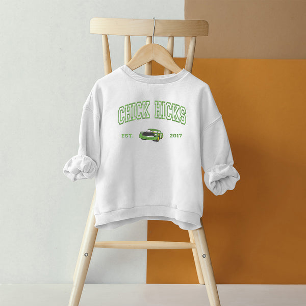 Personalized Disney Cars Chick Hicks Embroidered Youth Sweatshirt wokigi