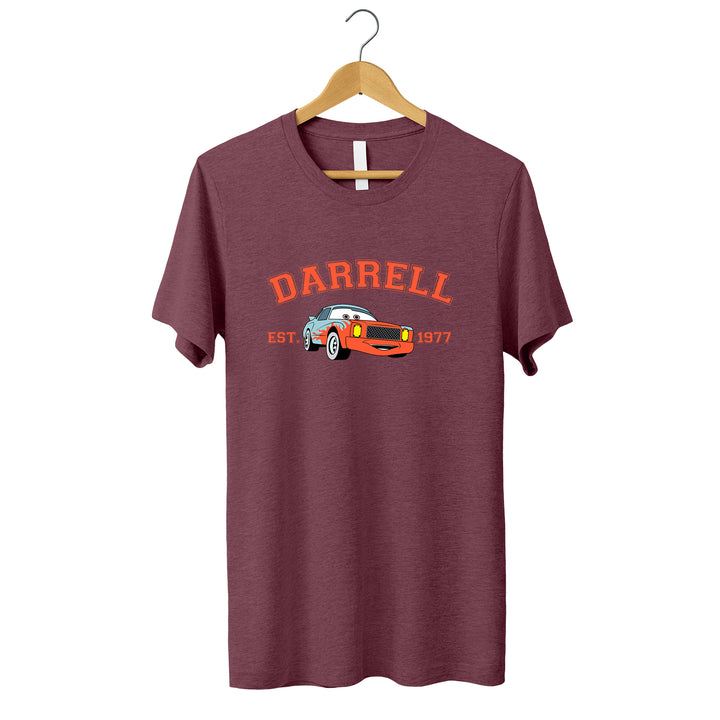 Personalized Disney Cars Darrell Youth T-Shirt wokigi