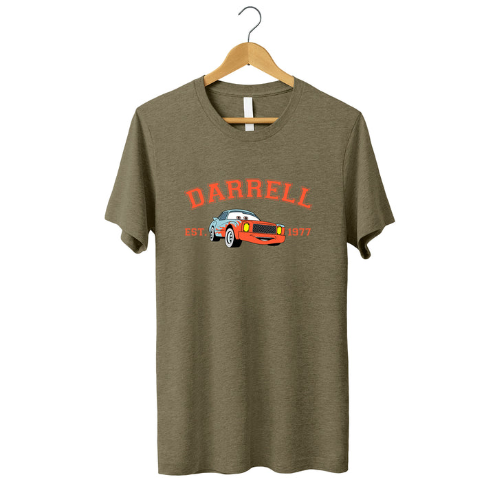 Personalized Disney Cars Darrell Youth T-Shirt wokigi