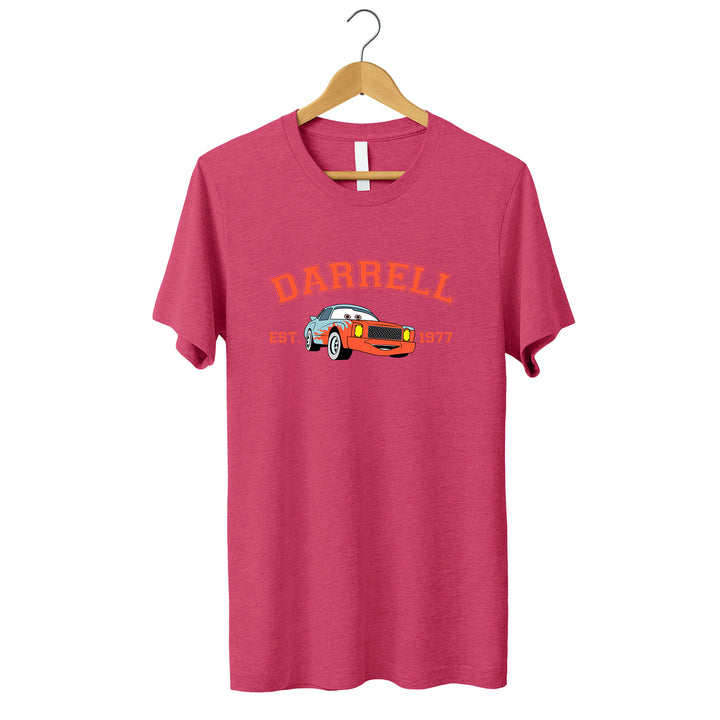 Personalized Disney Cars Darrell Youth T-Shirt wokigi