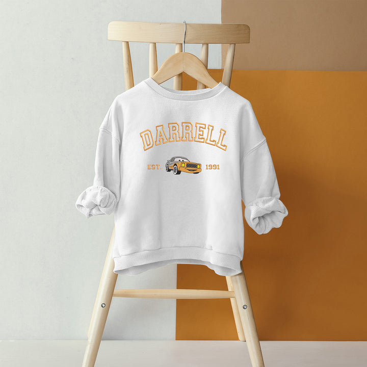 Personalized Disney Cars Darrell Embroidered Youth Sweatshirt wokigi