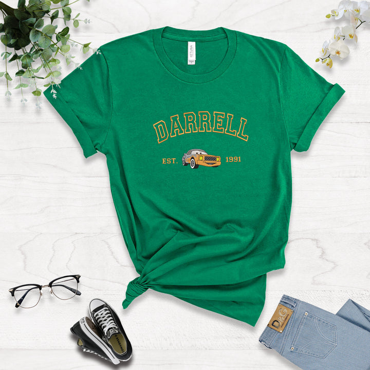 Personalized Disney Darrell Embroidered  Toddler T-shirt wokigi