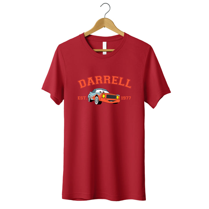 Personalized Disney Cars Darrell Youth T-Shirt wokigi