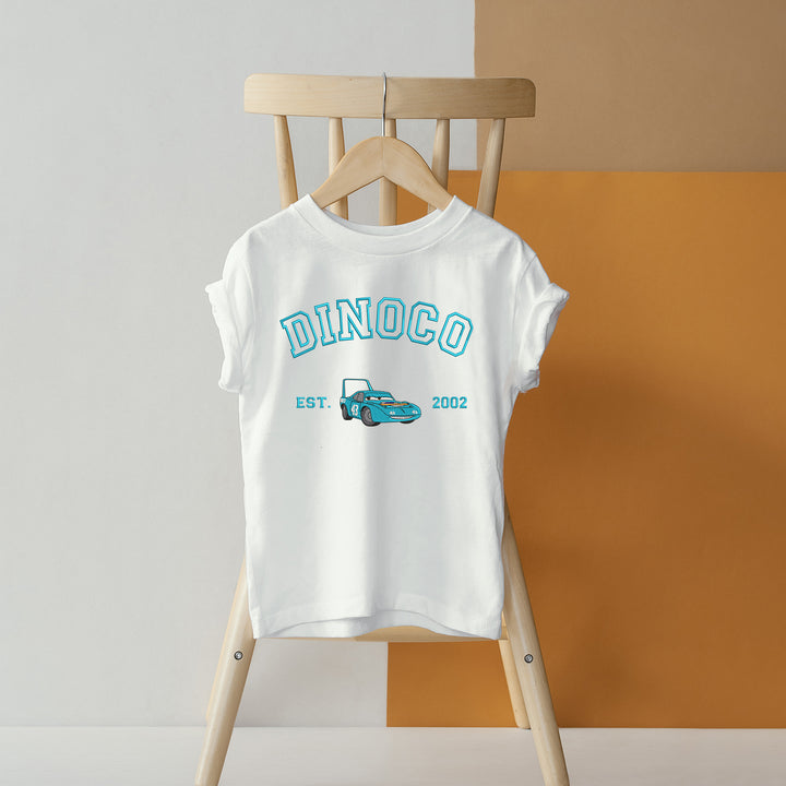 Personalized Disney Dinoco Embroidered  Toddler T-shirt wokigi