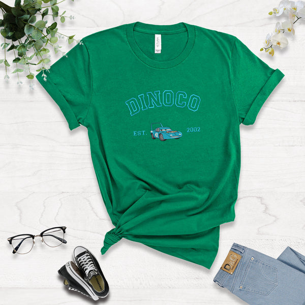 Personalized Disney Dinoco Embroidered Youth T-shirt wokigi