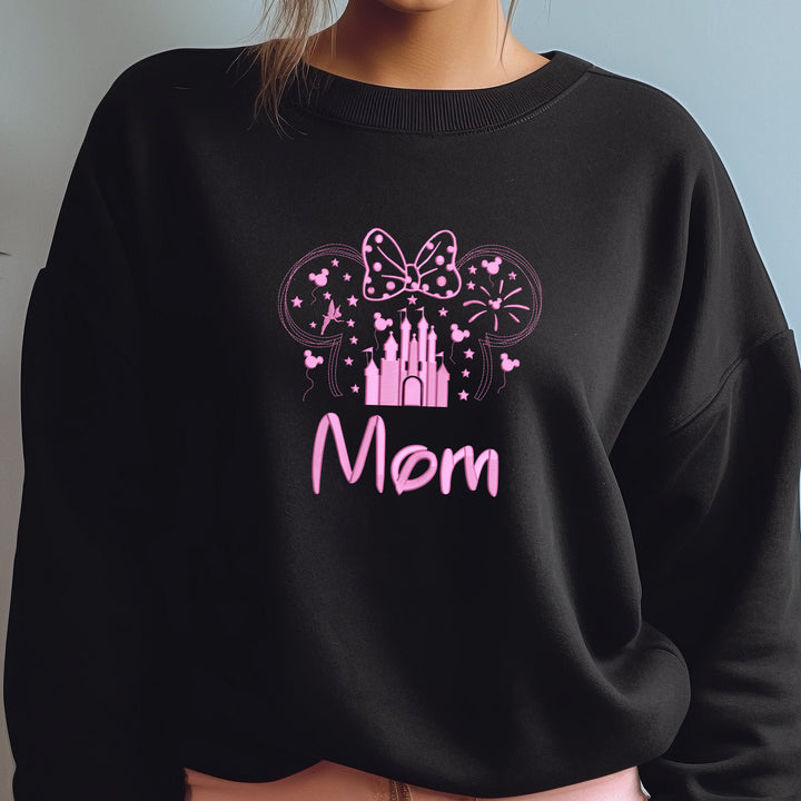 Embroidered Disney Castle Adult Sweatshirt wokigi