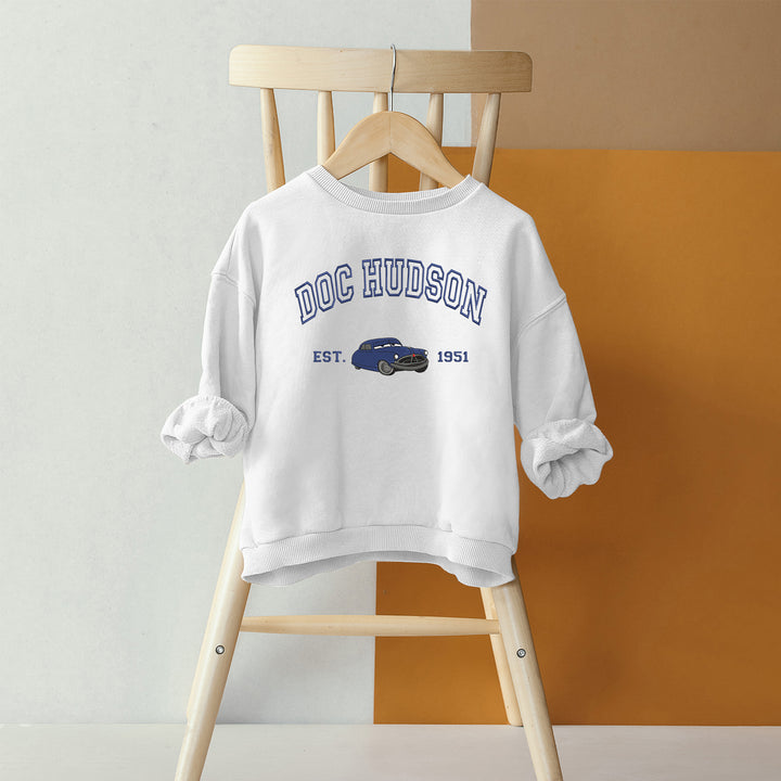 Personalized Disney Cars Doc Hudson Embroidered Youth Sweatshirt wokigi