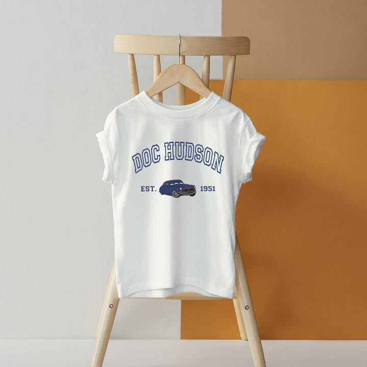 Personalized Disney Doc Hudson Embroidered Youth T-shirt wokigi