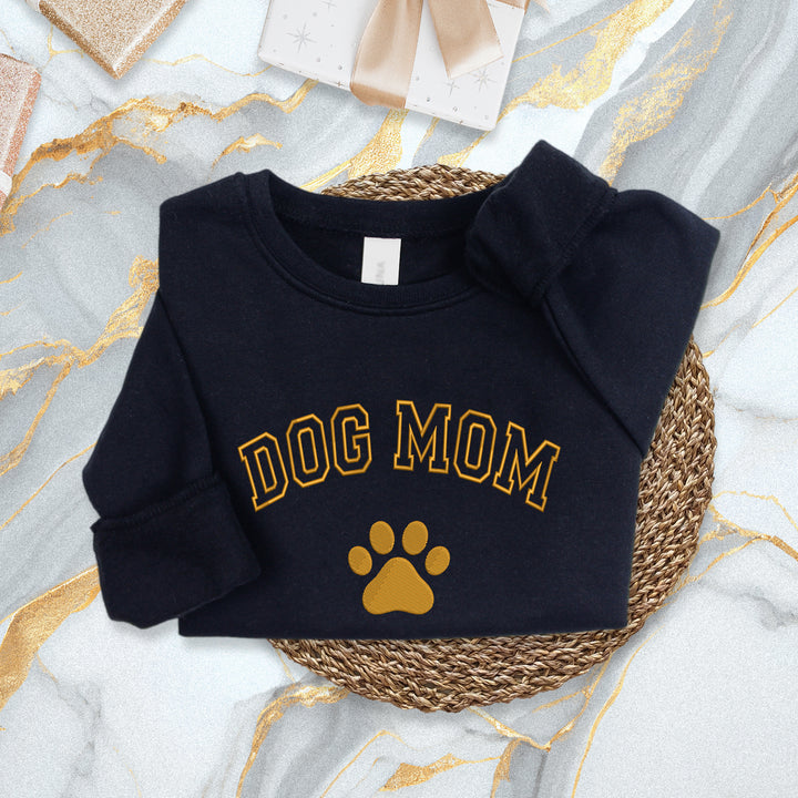 Embroidered Dog Mom Sweatshirt - wokigi