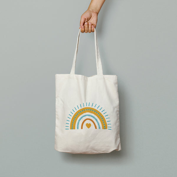 Faded Rainbow Tote Bag