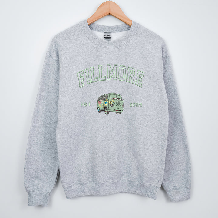 Personalized Disney Cars Fillmore Embroidered Adult Sweatshirt wokigi