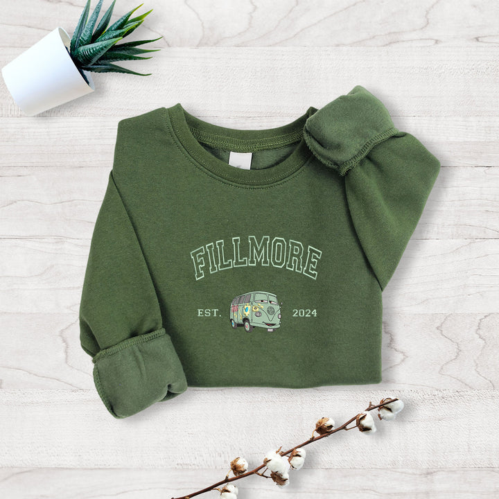 Personalized Disney Cars Fillmore Embroidered Youth Sweatshirt wokigi