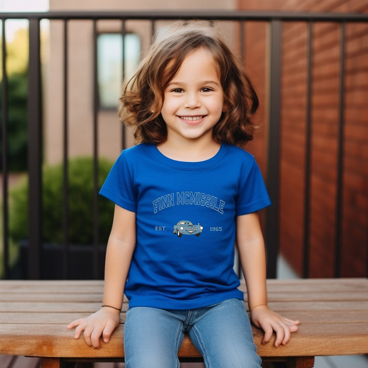 Personalized Disney Finn Mcmsillie Embroidered  Toddler T-shirt wokigi