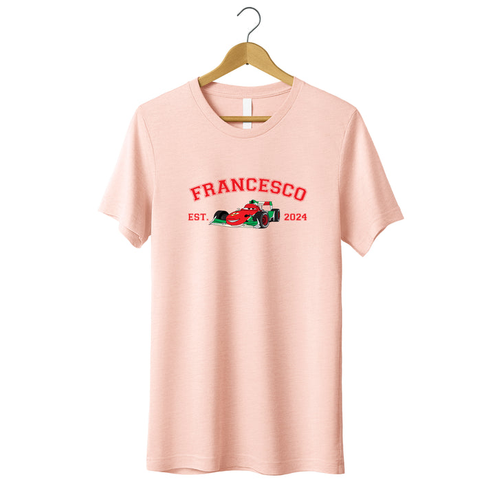 Personalized Disney Cars Francesco Toddler T-shirt wokigi