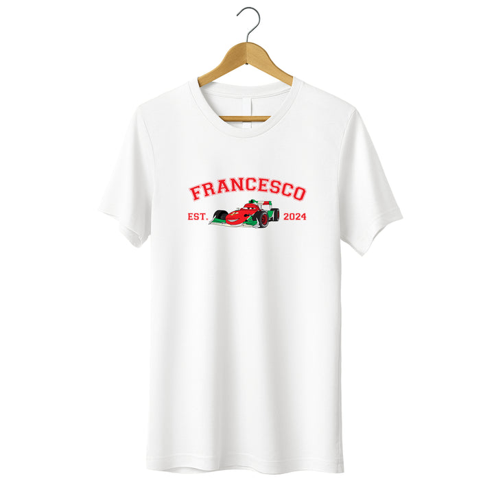 Personalized Disney Cars Francesco Toddler T-shirt wokigi