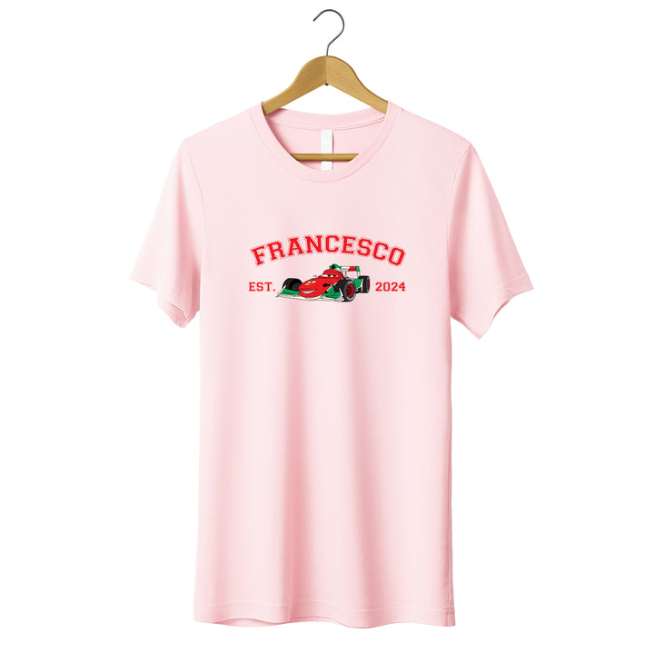 Personalized Disney Cars Francesco Toddler T-shirt wokigi