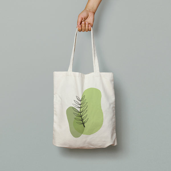 Green spot plant Tote Bag