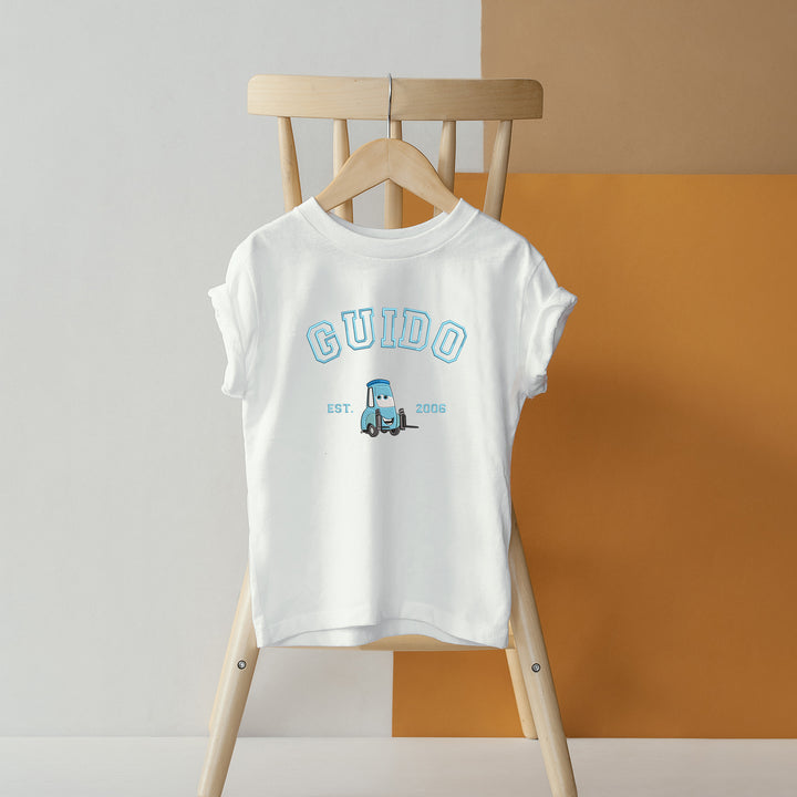 Personalized Disney Guido Embroidered  Toddler T-shirt wokigi