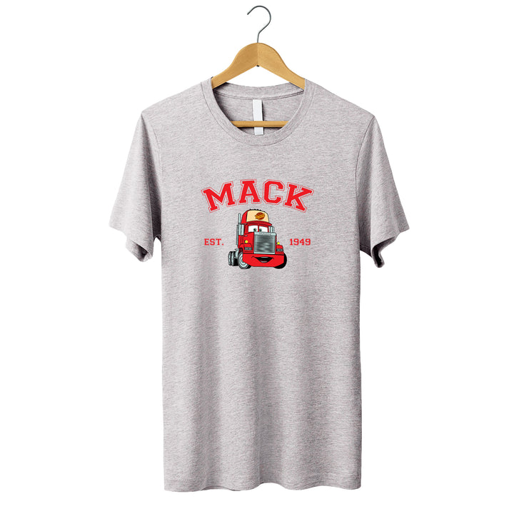 Personalized Disney Cars Mack Adult T-shirt wokigi