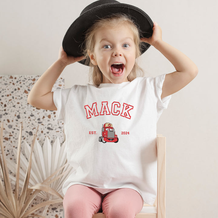 Personalized Disney Mack Embroidered Youth T-shirt wokigi