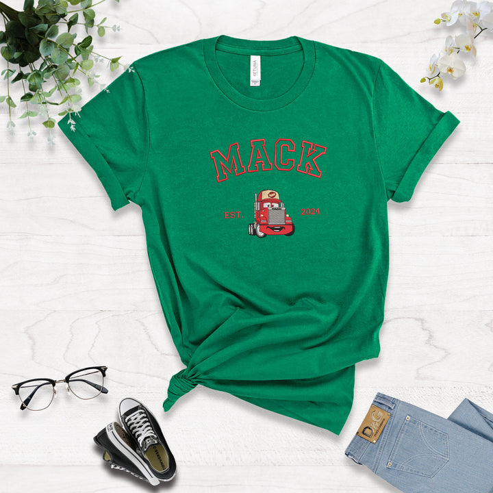 Personalized Disney Mack Embroidered Youth T-shirt wokigi