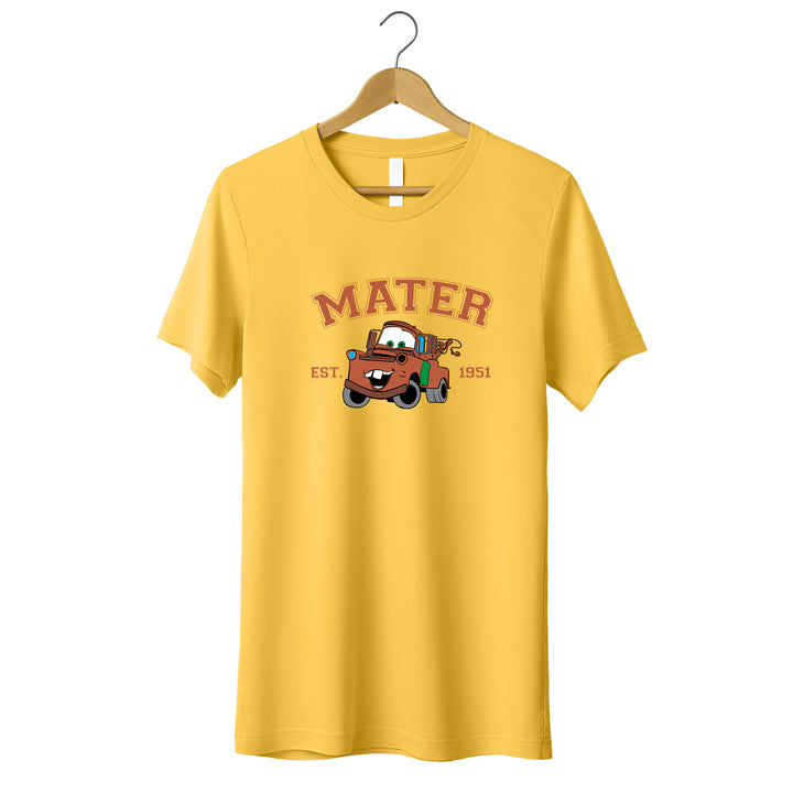 Personalized Disney Cars Mater Youth T-Shirt wokigi