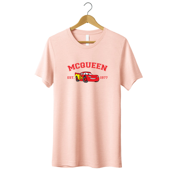 Personalized Disney Cars Lightning McQueen Toddler T-shirt wokigi