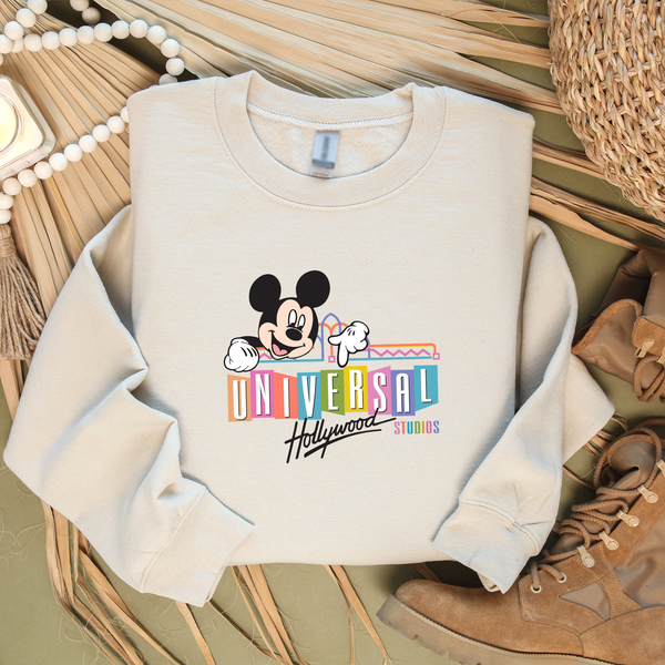 Mickey Mouse Universal Studios Adult Sweatshirt