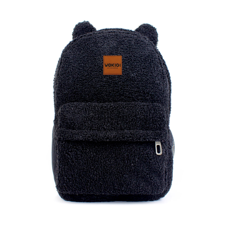 Personalized Black Teddy Bear Backpack & Lunch Bag Set wokigi