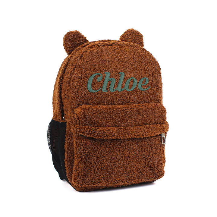 Personalized Large Brown Teddy Bear Backpack for School Kids wokigi