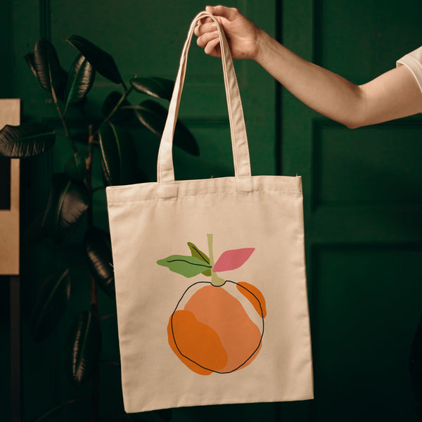 Peach Tote Bag