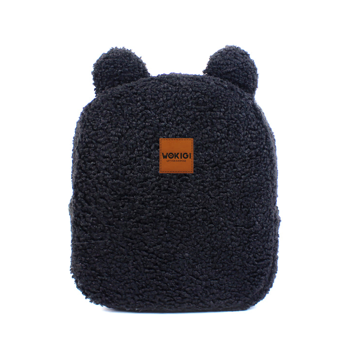 Personalized Black Teddy Bear Small Backpack wokigi