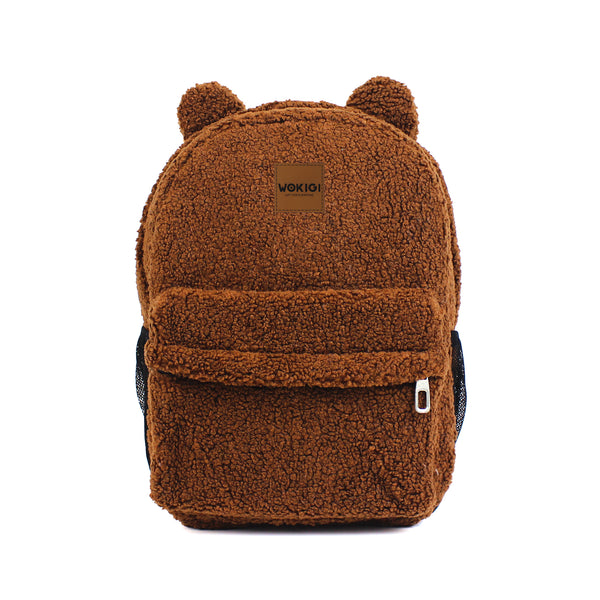 Personalized Large Brown Teddy Bear Backpack for School Kids wokigi