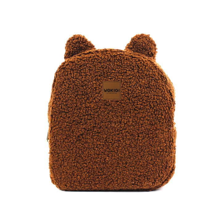 Personalized Brown Teddy Bear Small Backpack wokigi