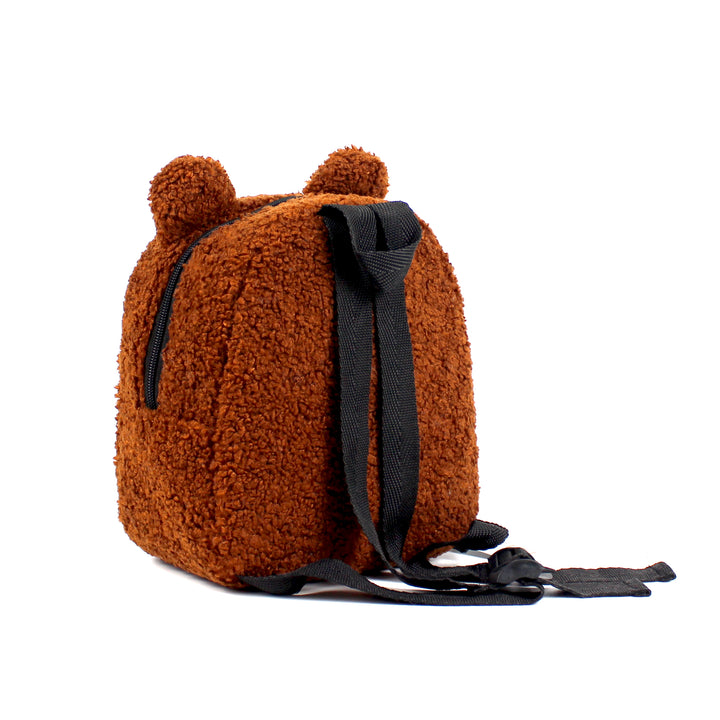 Personalized Cinnamon Teddy Bear Small Backpack wokigi