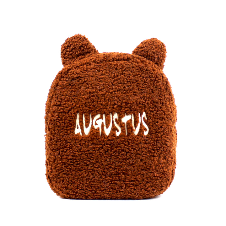 Personalized Cinnamon Teddy Bear Small Backpack wokigi