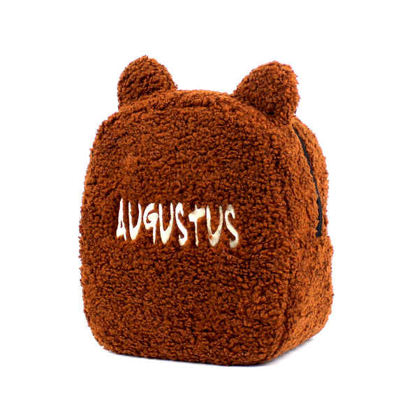 Personalized Coffee Milk Teddy Bear Small Backpack wokigi