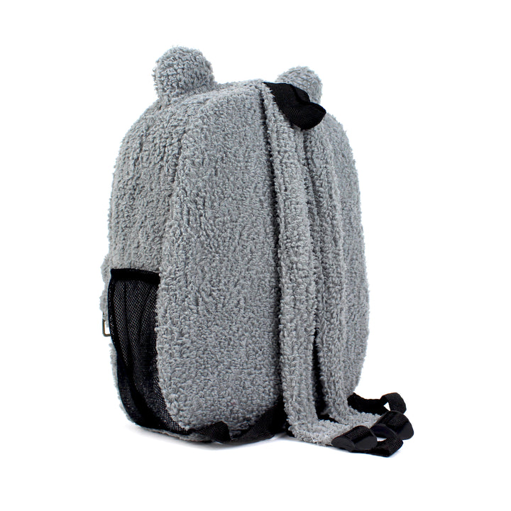 Personalized Large Grey Teddy Bear Backpack for School Kids wokigi