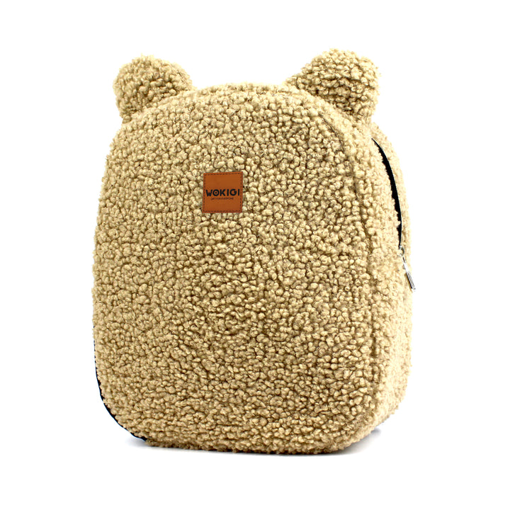 Personalized Coffee Milk Teddy Bear Kids Medium Backpack wokigi