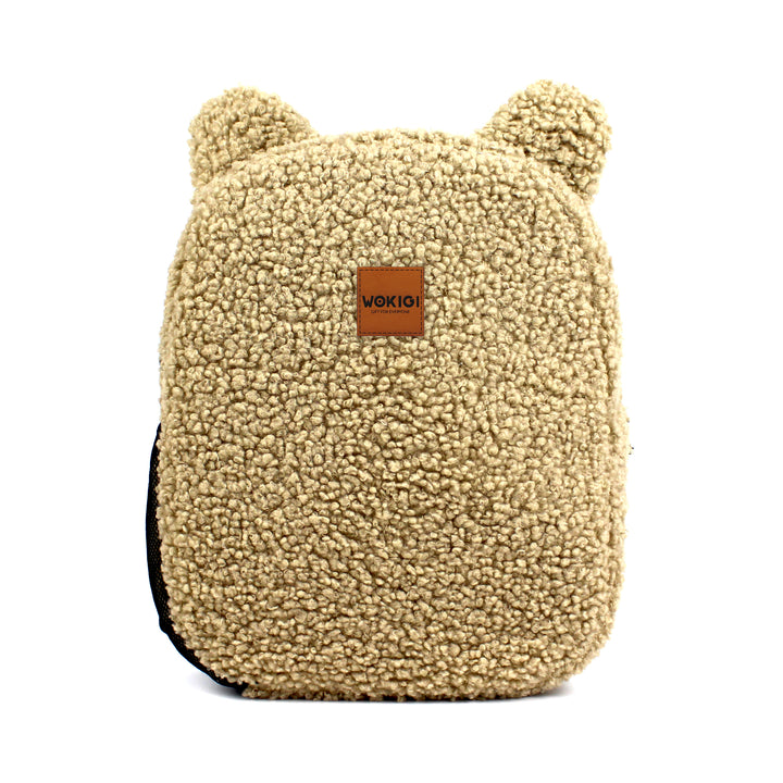 Personalized Coffee Milk Teddy Bear Kids Medium Backpack wokigi