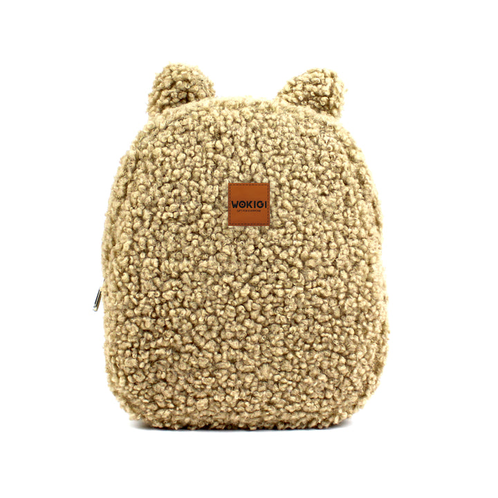 Personalized Coffee Milk Teddy Bear Small Backpack wokigi