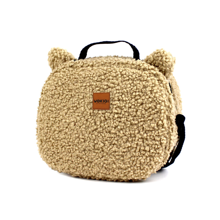 Personalized Coffee Milk Teddy Bear Backpack & Lunch Bag Set wokigi