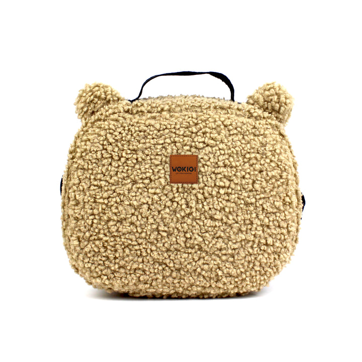 Personalized Coffee Milk Teddy Bear Backpack & Lunch Bag Set wokigi