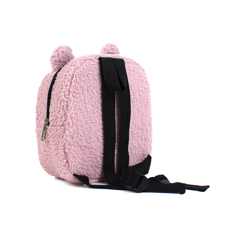 Personalized Powder Pink Teddy Bear Small Backpack wokigi