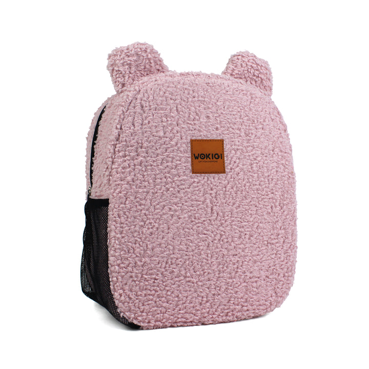 Personalized Cinnamon Teddy Bear Kids Medium Backpack wokigi