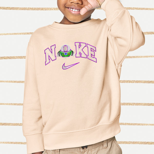 Personalized Toy Story Buzz Nike Embroidered Youth Sweatshirt