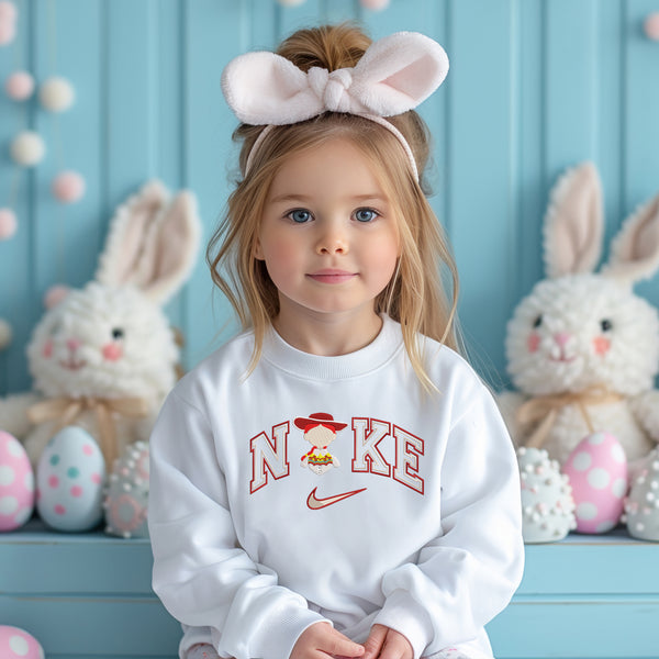 Personalized Toy Story Jessie Nike Embroidered Toddler Sweatshirt