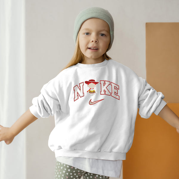 Personalized Toy Story Jessie Nike Embroidered Youth Sweatshirt