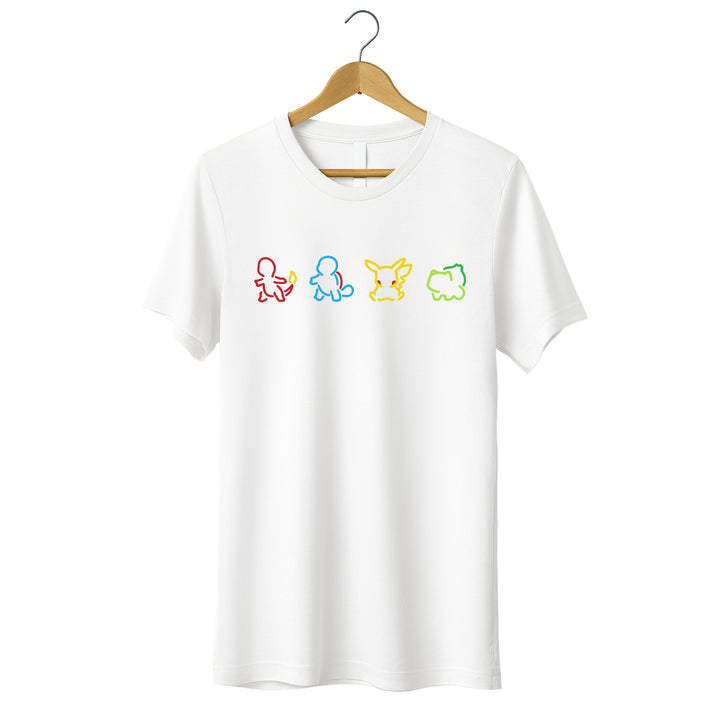 Pokemon Silhouette Adult T-shirt wokigi