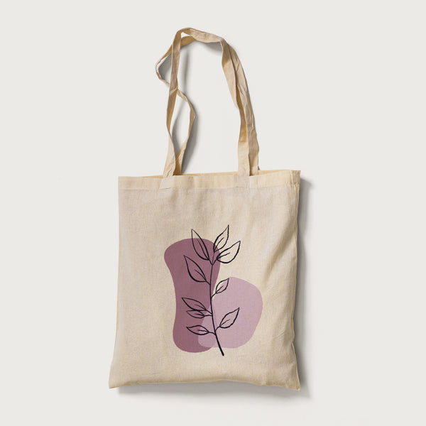 Purple spot plant Tote Bag